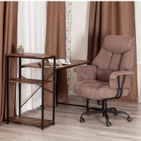 Кресло BROOKLYN ткань светло-коричневый - Изображение 2